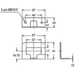 DP5/DP4 コントローラ取付金具 パナソニック インダストリー(パナソニック デバイスSUNX)
