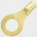 銅線用裸圧着端子 丸形 M8 AWG12-10 金メッキ Keigan