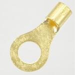 銅線用裸圧着端子 丸形 M8 AWG8 金メッキ Keigan