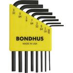 六角ショート インチ8pcs． BONDHUS