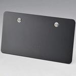 305-2744 ナンバープレートベース ブラック  305-2744 KIJIMA(キジマ)