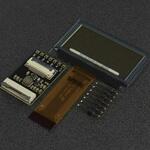 Fermion - SSD1309搭載 1.51インチ 透明OLEDディスプレイモジュール(コンバータつき) DFRobot