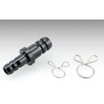 ホース変換ジョイント ブラック (1個) 105-16500 KIJIMA(キジマ)