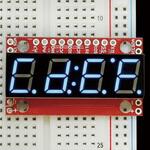 シリアル接続7セグメント4桁LED(青) SPARKFUN シリアル接続7セグメント4桁LED(青) SPARKFUN