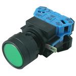 HWシリーズ 照光押ボタンスイッチΦ22 (丸平形 LED)(モメンタリ形) IDEC(和泉電気)