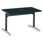 Livesミーティングテーブル T字脚天板フラップ/矩形 1200×750×720 CU付 オカムラ(岡村製作所)