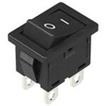 ロッカスイッチ 双極単投(DPST)イルミネーション:なし カットアウト幅:12.9mm アルプスアルパイン(旧アルプス電気)