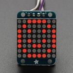 Adafruit I2C通信の8x8ミニLEDマトリックス基板(赤色) Adafruit Adafruit I2C通信の8x8ミニLEDマトリックス基板(赤色) Adafruit