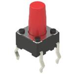 タクタイルスイッチ 単極単投(SPST)表面実装 スルーホール モーメンタリ 6 x 6 x 9.5mm アルプスアルパイン(旧アルプス電気)