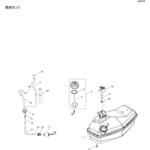 燃料タンク部品背負式エンジンブロワEB3079 新ダイワ 燃料タンク部品背負式エンジンブロワEB3079 新ダイワ