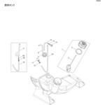 燃料タンク部品エンジンブロワPB260 共立 燃料タンク部品エンジンブロワPB260 共立