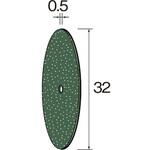 MC2805 ミニモ カッティング砥石 GC Φ32×0．5 ミニター