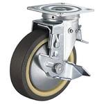 413F0S-UB100 Sシリーズ方向規制自在SP付ウレタン車100mm ハンマーキャスター