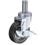 SKシリーズ自在SP付幅広ゴム車 ハンマーキャスター