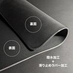 LEDデスクマット ブラック ALLONE