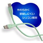 PS5用60W対応シリコンケーブルTypeCtoC2m クリーム ALLONE PS5用60W対応シリコンケーブルTypeCtoC2m クリーム ALLONE