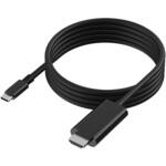USB-C - HDMI ケーブル [映像 /2.0m /4K]  ブラック FHDMI-CC620BK [USB-C - HDMI /4K] フリーダム