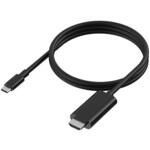 USB-C - HDMI ケーブル [映像 /1.0m /4K]  ブラック FHDMI-CC610BK [USB-C - HDMI /4K] フリーダム