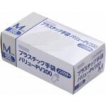 プラスチック手袋バリュー PV 200 箱 M 中部物産貿易