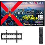 98型/3840×2160/HDMI×2、DP×1、VGA×1/ブラック/スピーカー有/5年保証 JAPANNEXT 98型/3840×2160/HDMI×2、DP×1、VGA×1/ブラック/スピーカー有/5年保証 JAPANNEXT