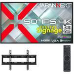 50型/3840×2160/HDMI×2、DP×1、VGA×1/ブラック/スピーカー有/3年保証 JAPANNEXT 50型/3840×2160/HDMI×2、DP×1、VGA×1/ブラック/スピーカー有/3年保証 JAPANNEXT