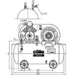 COMGシリーズ オイルフリータンクマウント - コンプレッサー