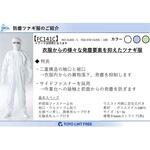防塵ツナギ服 青 東洋リントフリー