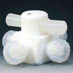 NR0005-002 PTFE 四方バルブ圧入型 8Φ フロンケミカル
