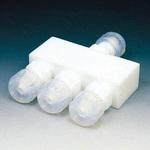 NR0071-004 PTFER 分配ホルダー 一入三配 12Φ フロンケミカル