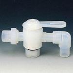 NR1219-001 PTFE PFAドレンコック R1/4 フロンケミカル