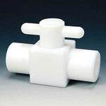 NR1203-002 PTFE コンパクト二方ボールバルブ RC3/8 バイトン フロンケミカル