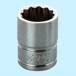 9.5sqソケット(12角)(ミリ) KTC