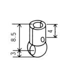 P3-109 パイジョンパーツ P3シリーズ T字形 三好キカイ(旧:三好パイジョン)