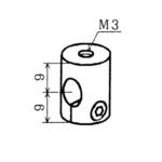 PS-220 パイジョンパーツ P3シリーズ T方向ネジ穴 三好キカイ(旧:三好パイジョン)