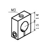 パイジョンパーツ PJシリーズ T方向ネジ穴 三好キカイ(旧:三好パイジョン)