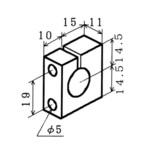 PJ-508 パイジョンパーツ PJシリーズ 壁面固定 三好キカイ