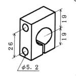 PL-708 パイジョンパーツ PLシリーズ 壁面固定 三好キカイ(旧:三好パイジョン)