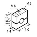 パイジョンパーツ PQシリーズ 分割T方向ネジ穴 三好キカイ(旧:三好パイジョン)