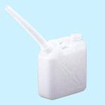 扁平缶(両口・取っ手・ノズル付) 瑞穂化成工業