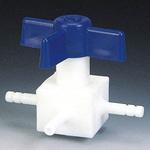 PTFE 三方ストップコック フロンケミカル