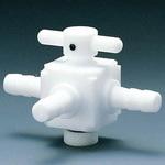 NR1401-003 PTFE 三方バルブホース口タイプ 10Φ フロンケミカル
