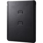 TB-A24PMPPLS2BK 11インチ iPad Pro (M4) ケース レザー ポーチ マグネット スリップインタイプ 2アングル スタンド機能 エレコム