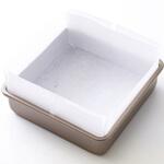 98557 cotta スクエア型15×15cm専用敷き紙(5枚入り) cotta