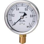 汎用グリセリン入圧力計 A型 G3/8B 75Φ 右下精器製造