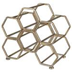 K19-0116AGD HONEYCOMB WINE RACK ANTIQUE GOLD(ハニカムワインラック) ダルトン