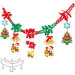 TA5-1199 ハッピークリスマスガーランド アルファ(販促)