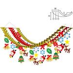 TA5-1204 クリスマスメタリックプリーツハンガー アルファ[販促]