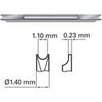 No.6825-FF バネ棒用工具No.6825用替先(細) BERGEON