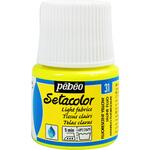布用水性アクリル絵具 セタカラー透明蛍光色 45ml ペベオ