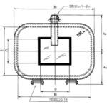 ワンタッチ窓 ハイネック形 透明窓タイプ(ネオプレンゴム) 椿本バルクシステム